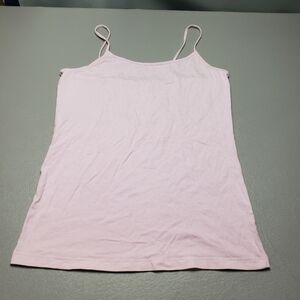 3/$15 time and tru light pink spaghetti strap tank top women's size large 12-14